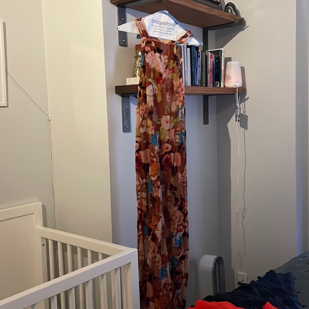 NWT Anthropologie velvet maxi